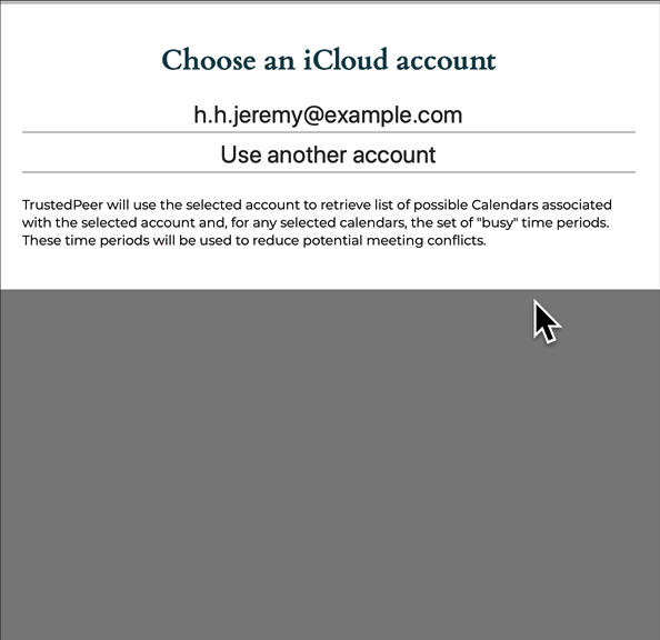iCloud Select Help